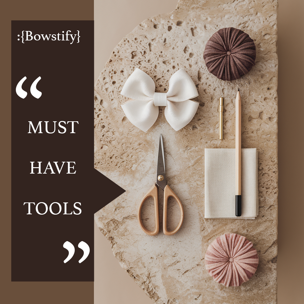 The Essential Tools for Making Hair Accessories + Why Bowstify Is Your Go-To Brand for Ready-Made Styles